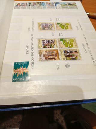 Colección Sellos Andorra Europa