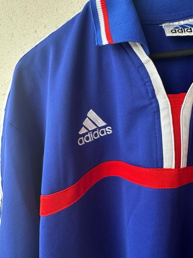 Camiseta Adidas Francia 2000 retro fut