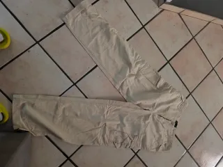 Pantaloni cargo beige