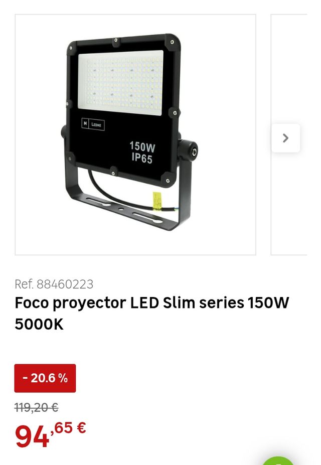Foco LED de 150 W