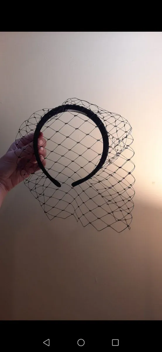 Tocado Cherubina Negro