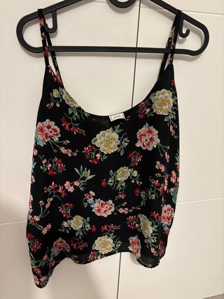 Blusa tirantes estampado floral M