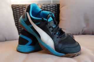 Zapatillas Puma Veloz Indoor II Neg/Azul Talla 44