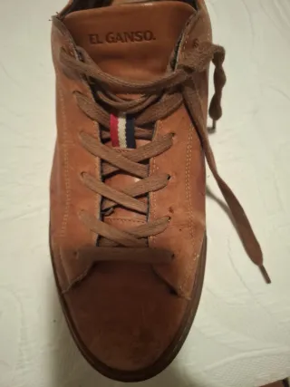 Zapatillas  piel vestir  El Ganso Marrones cognac