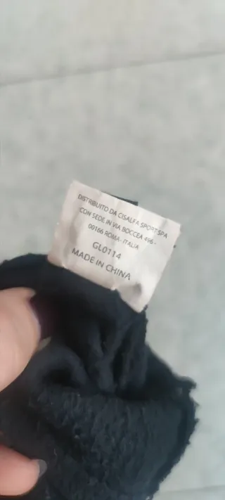 Guanti neri per bambini