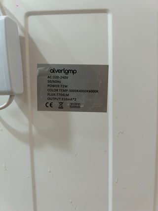 Pantallas LED Empotrables Techo 72W 1,20x0,60 m.