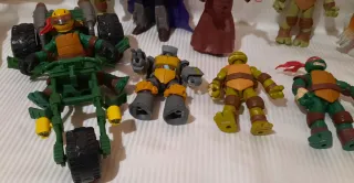 Lote Figuras Tortugas Ninja y Villanos