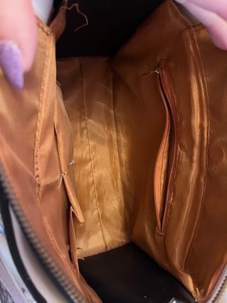 Borsa Dantaoiy Bianca Effetto Coccodrillo