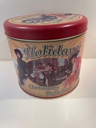 Lotto bambole vintage con scatola latta