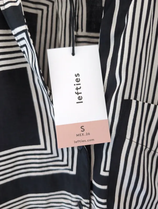 Vestido camisero Lefties rayas S