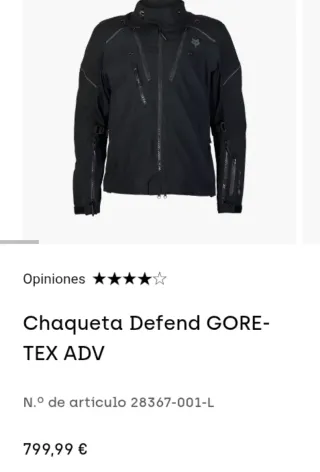 Chaqueta GORE-TEX ADV Negra Fox