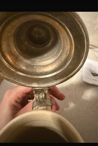 Boccale in ceramica decorato