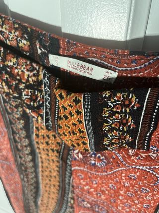 Pantalón estampado étnico pata elefante