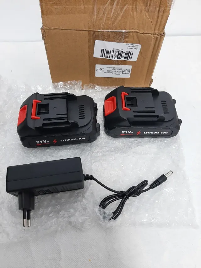 Pack 2 Baterías + 1 Cargador 21V Li-ion