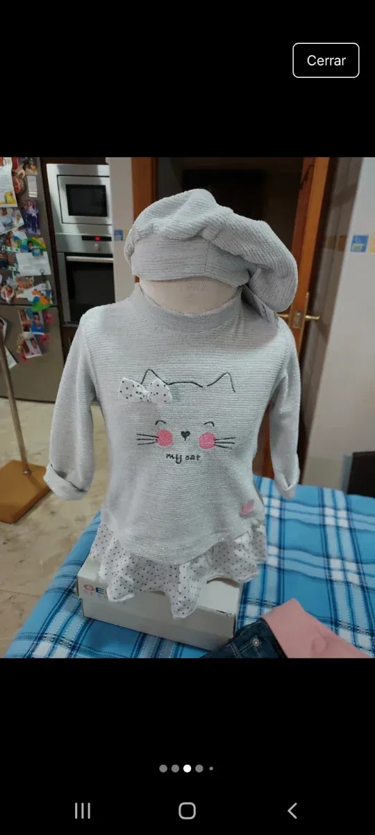 Vestido y pantalón bebé 3 meses