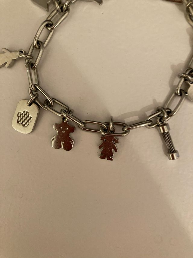 Pulsera Tous Infantil Plata 
17,5 cm.