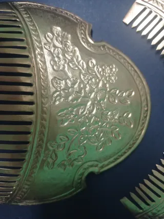 Juego Peinetas Fallera Niña Oro