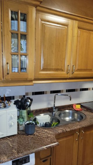 Vendo muebles de cocina en madera noble