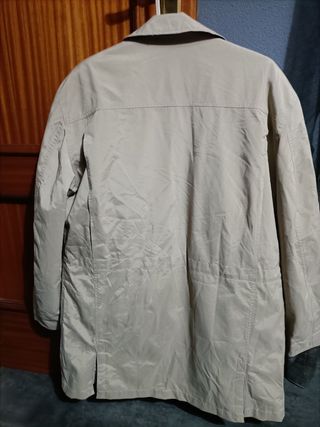 Gabardina Faconnable Hombre Talla M Beige