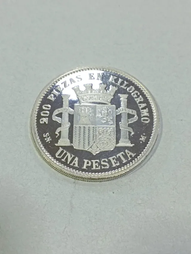 Moneda Una Peseta