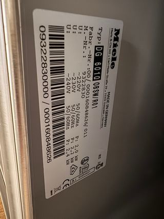 Horno vapor Miele DG 6010