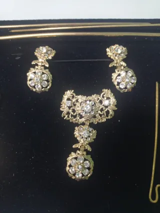 Aderezo Fallera Infantil Dorado