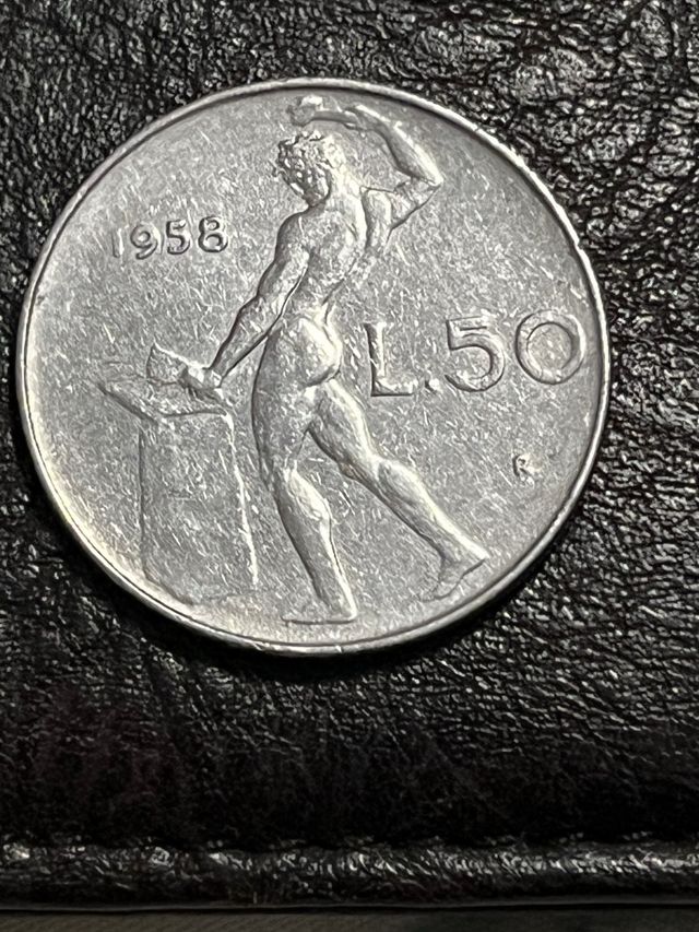 50 Lire Vulcano 1958