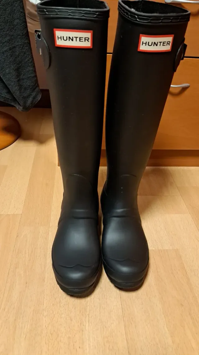 Botas de agua Hunter negras