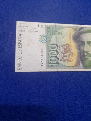 Billete 1000 Pesetas Banco de España 1992