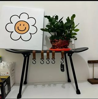 Mesa Plegable tabla Skate Negra