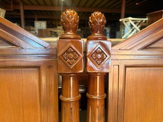 Cabeceros clásicos en nogal