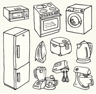 Lote de electrodomésticos