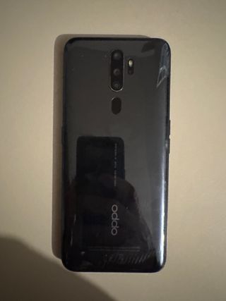 Oppo A5 2020 Negro + funda y protector de pantalla