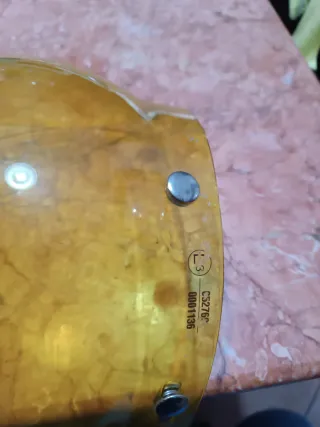 Visiera Bubble Biltwell Gialla