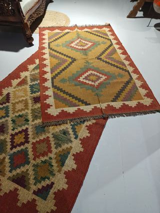 Tappeto in juta multicolore Kambal