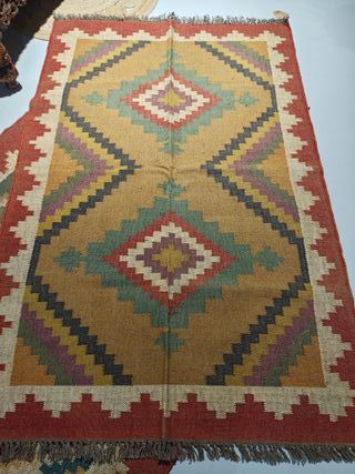 Tappeto in juta multicolore Kambal