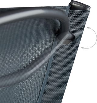 Silla plegable gris antracita