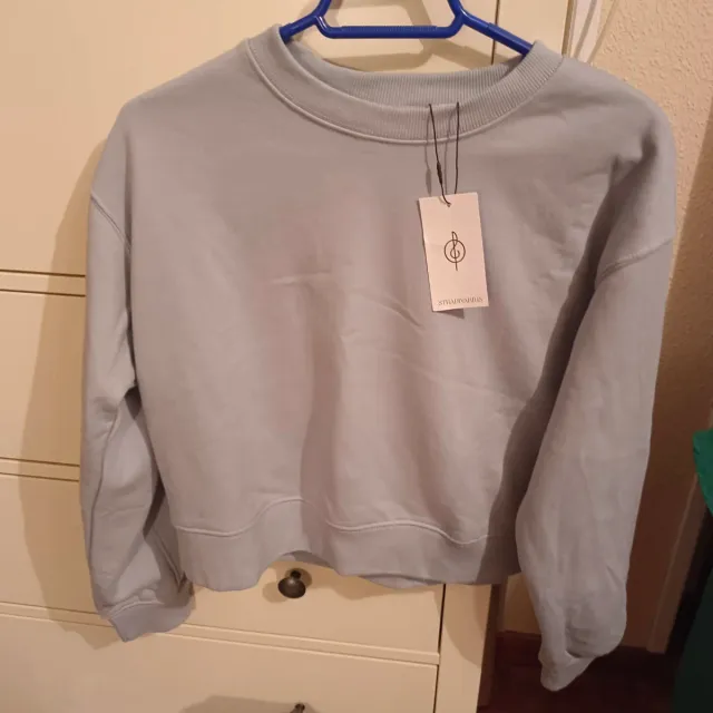 Sudadera Stradivarius Gris Talla S