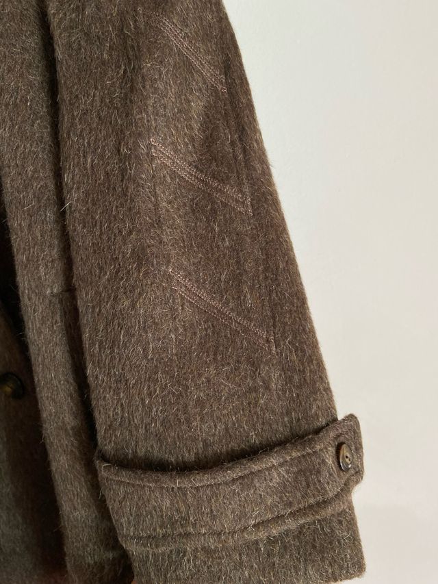 Abrigo lana y mohair