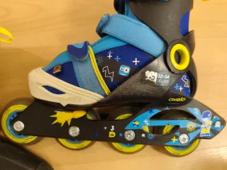 Patines Infantiles Talla 32-34 + Protecciones