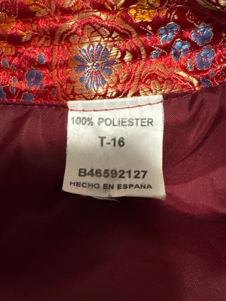 Chaleco Fallero Bordado