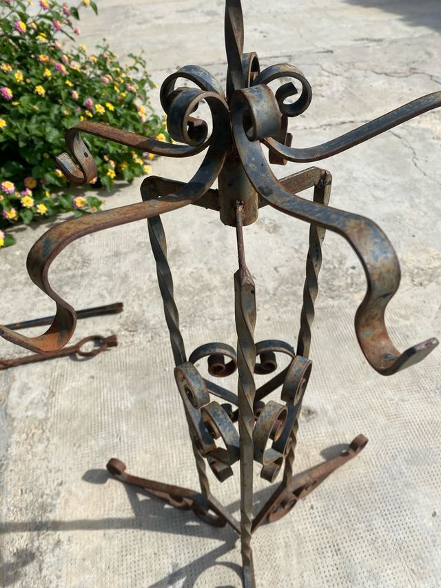 Soporte accesorios chimenea