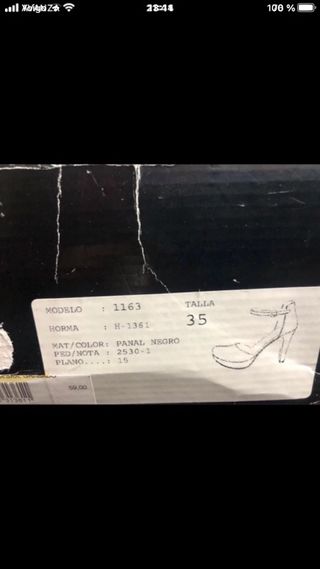 Zapatos Patricia Miller Piel Tacón Ancho Negro