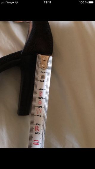 Zapatos Patricia Miller Piel Tacón Ancho Negro