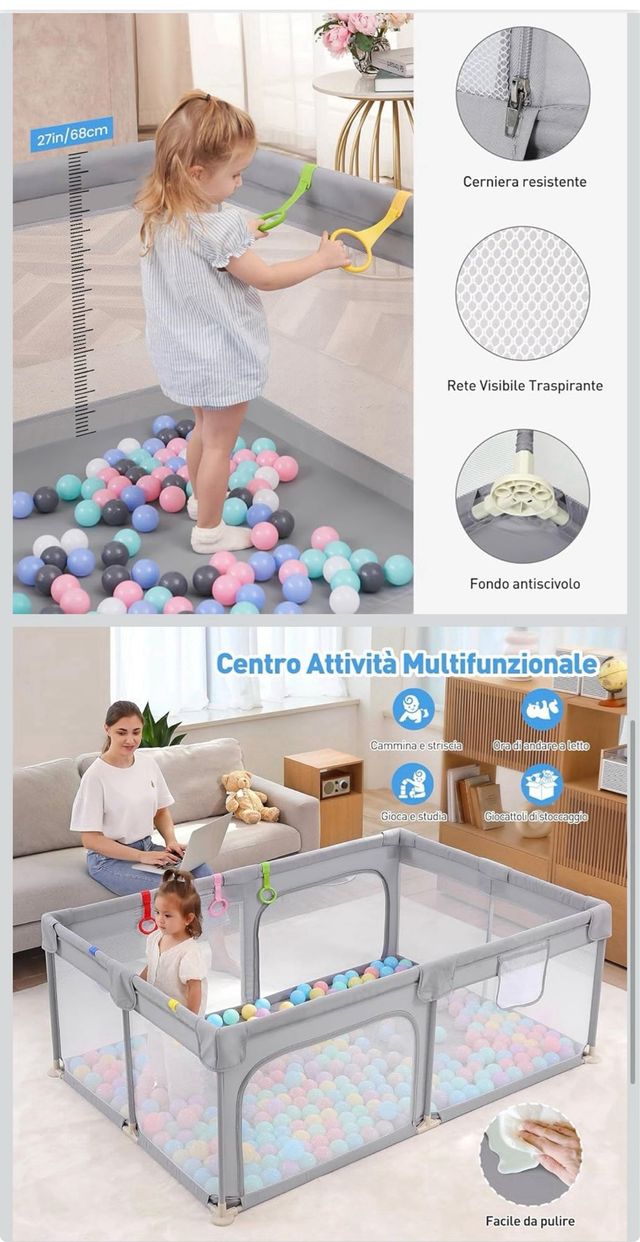 Box bambini Dripex 200x150cm