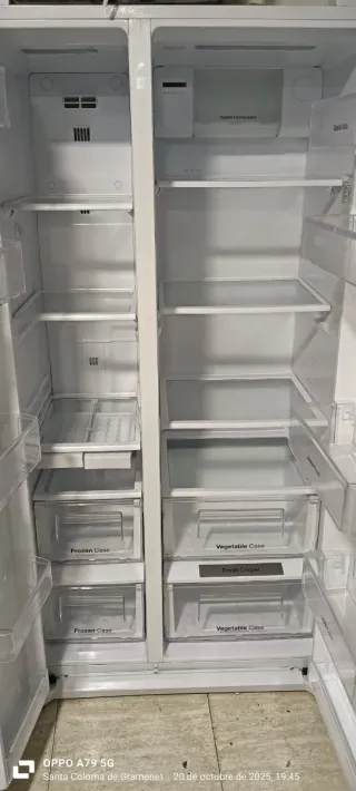 Nevera Americana Daewoo Blanca