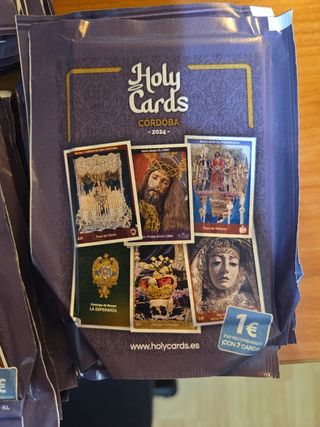 110 sobres de Holy Cards de Córdoba.