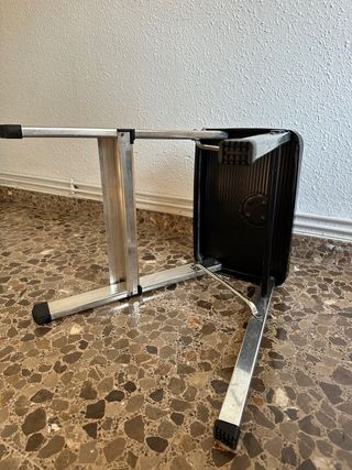 Taburete plegable aluminio 1 peldaño