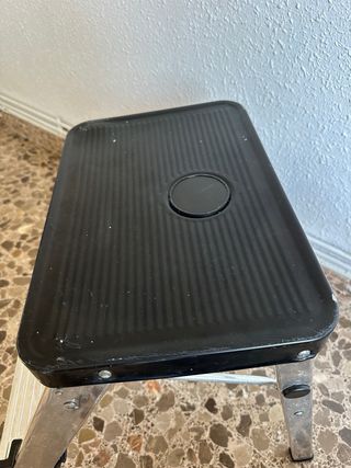 Taburete plegable aluminio 1 peldaño