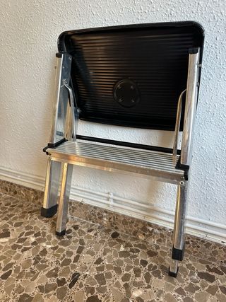 Taburete plegable aluminio 1 peldaño
